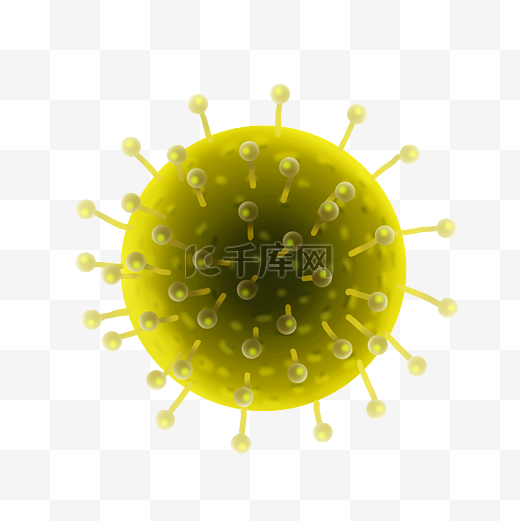 黄色艾滋病病毒图片