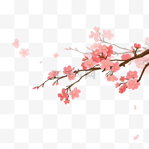 春季唯美樱花装饰图片