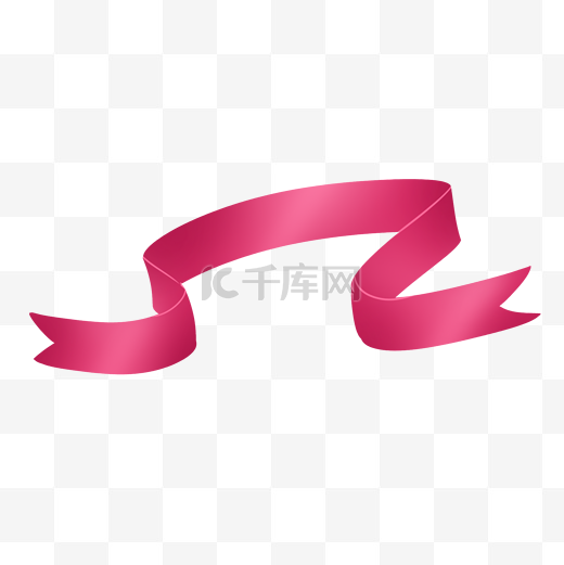 深紫色七夕情人节丝带丝带飘带图片