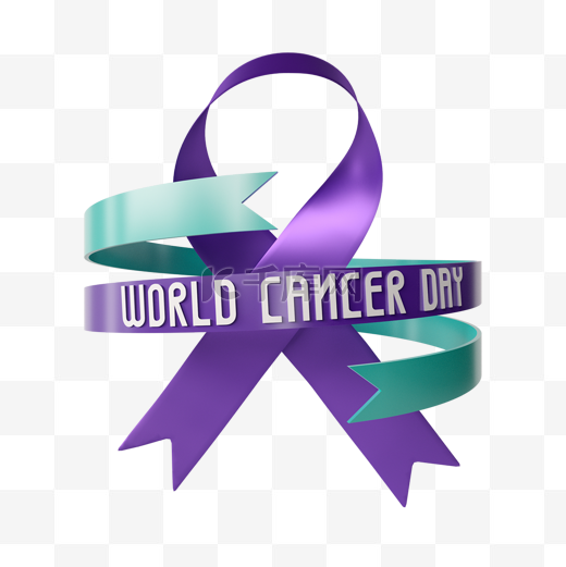 world cancer day丝带宣传语图片