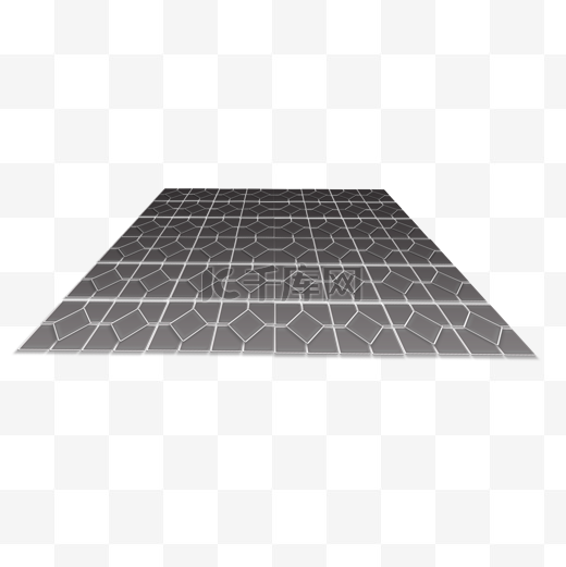 黑色系拼砖地板瓷砖图片