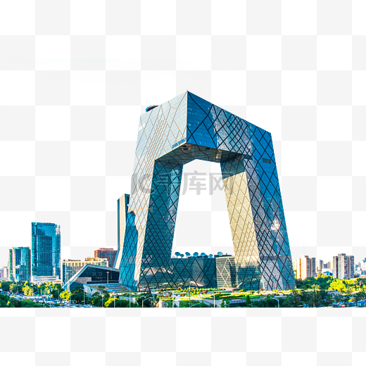 北京城市地标中央电视台新址建筑图片