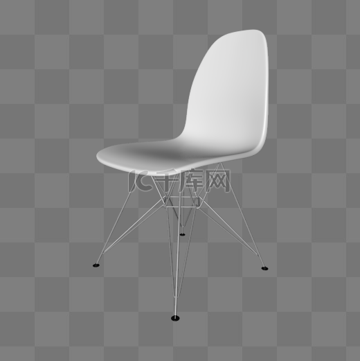 创意白色椅子图片