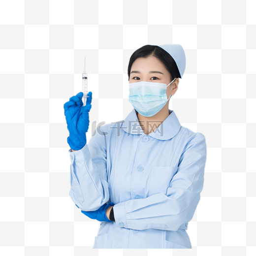 用注射剂打针的护士真人图片