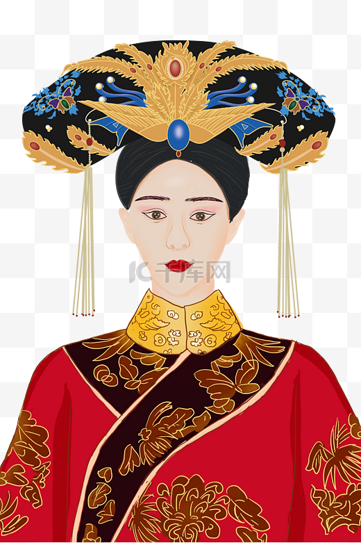 清朝宫廷女人图片