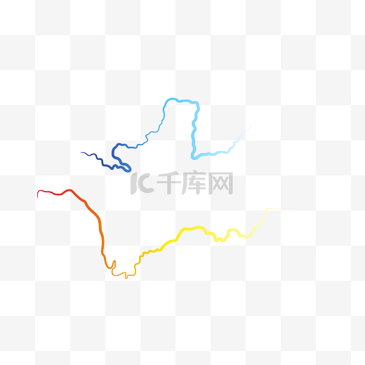 长江黄河流向图图片