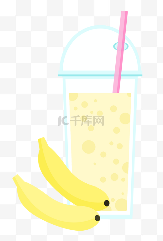 香蕉奶昔奶茶图片