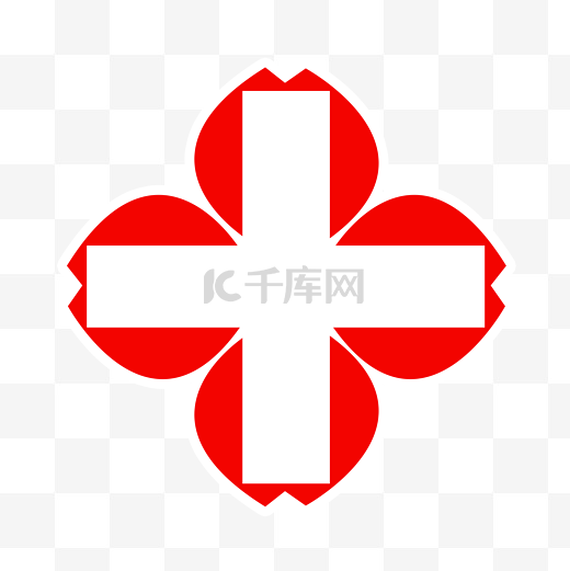 医院标志十字架图片