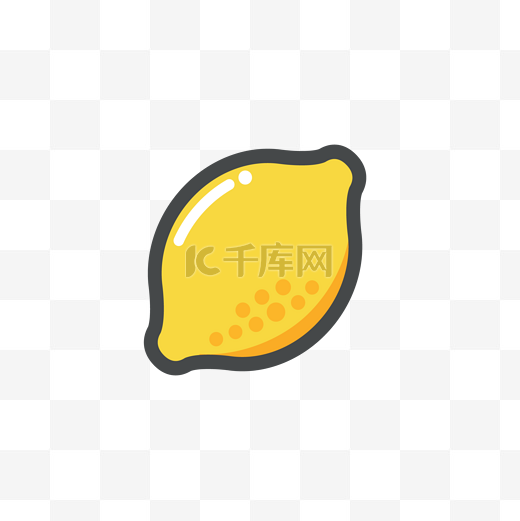 黄色的柠檬免抠图图片