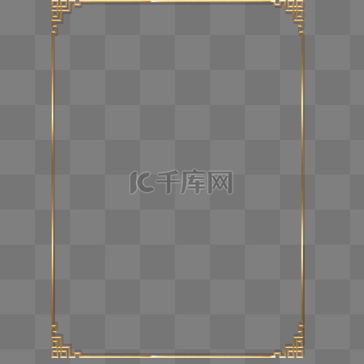 金色创意边框元素图片