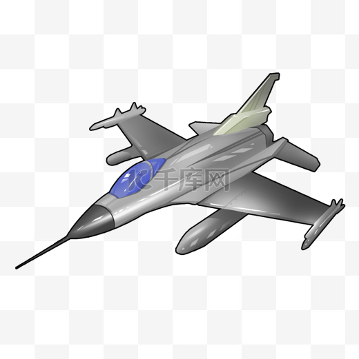飞行空军灰色机翼图片