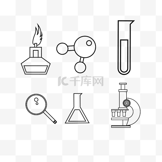 化学实验玻璃器皿图片