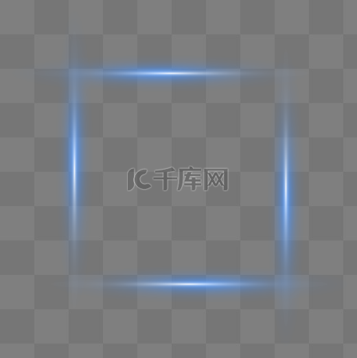 蓝光效果元素png免费下载图片