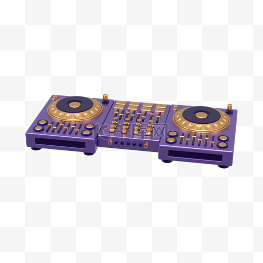 3DC4D立体DJ打碟机图片