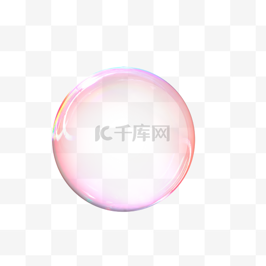 3D彩色圆形酸性气泡图片