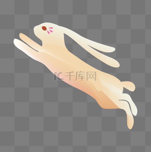 卡通可爱中秋节兔子装饰图片
