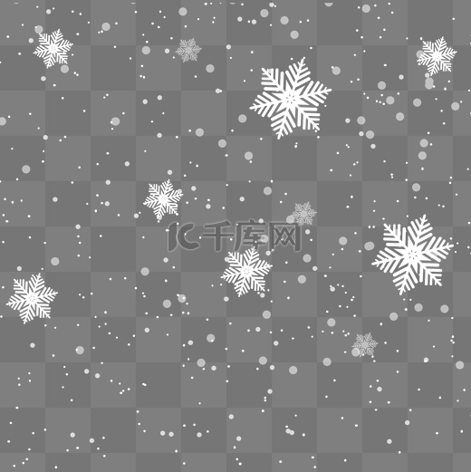 冬季冬天雪花装饰图片