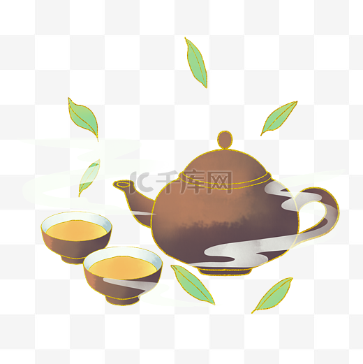 国风泡茶茶壶图片