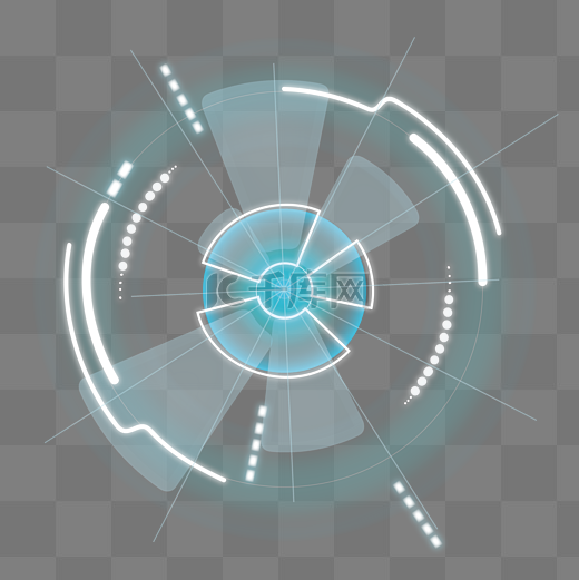 科技圆环圆形仪表盘界面图片