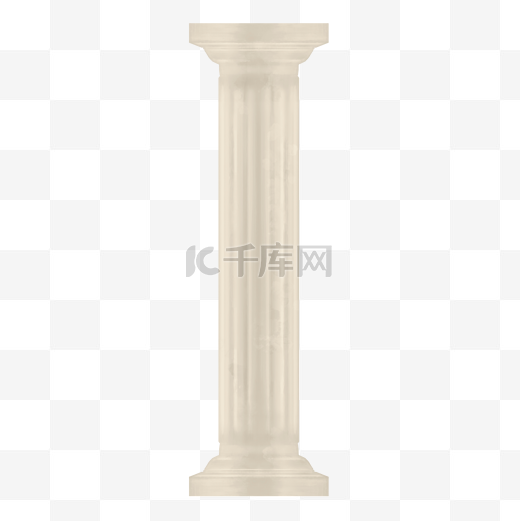 古风古代圆柱建筑罗马柱柱子图片
