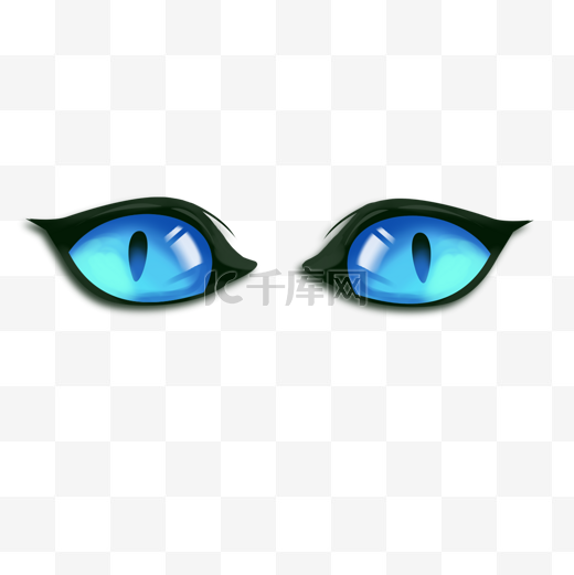 蓝猫的眼睛图片