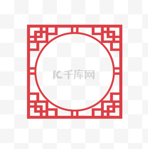 中国风格木制边框图片