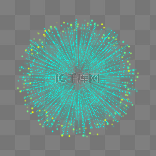动感科技风光圈光粒子图片