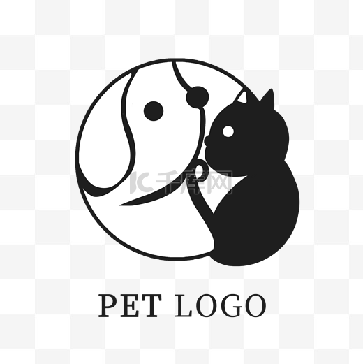 简约宠物爱宠logo标志头像图片