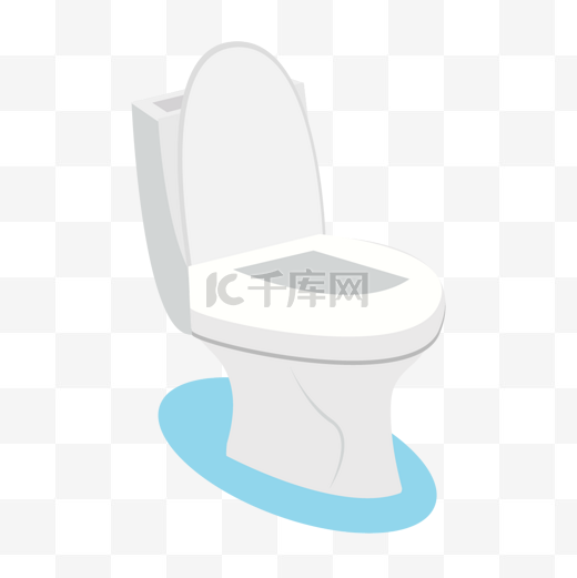 马桶厕所白色创意图片绘画图片