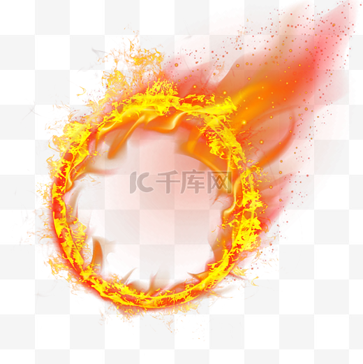 燃烧火焰火圈图片