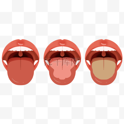 舌头口腔护理舌苔清洁护理图片