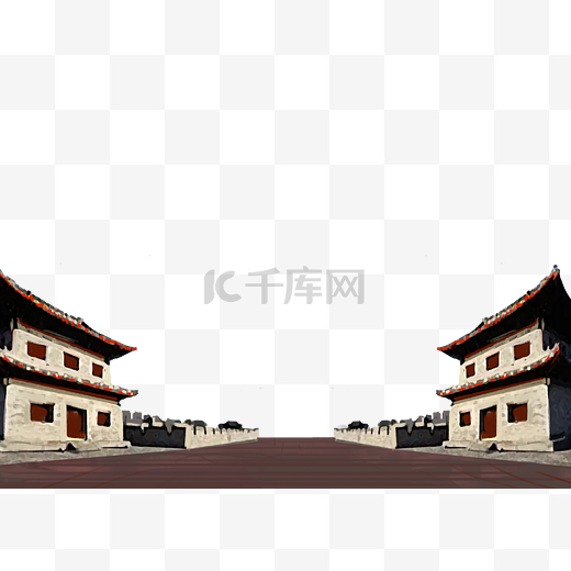 西安明城墙城楼图片