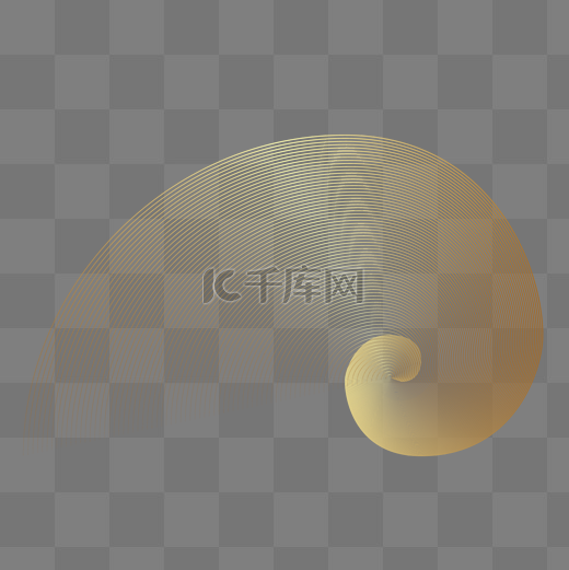 黄金比例漩涡螺纹线条图片