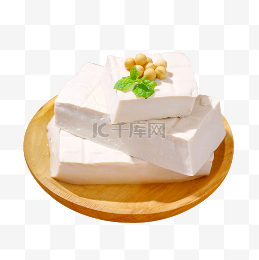 美食白豆腐黄豆食材图片