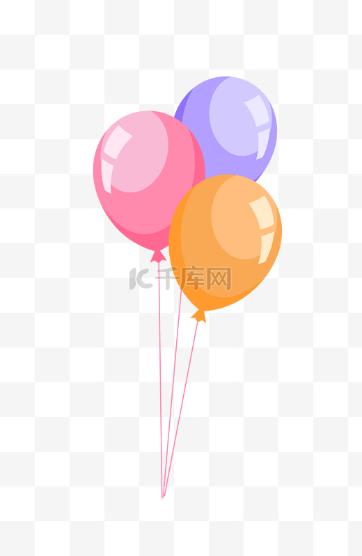 矢量彩色气球图片