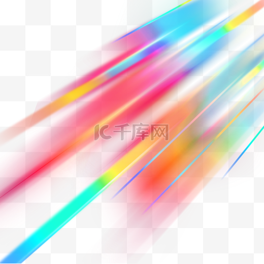 抽象全息彩虹炫彩灯光光效图片