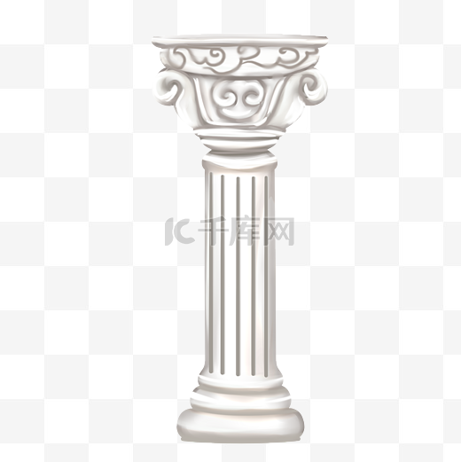 欧式罗马柱柱头复古柱子图片