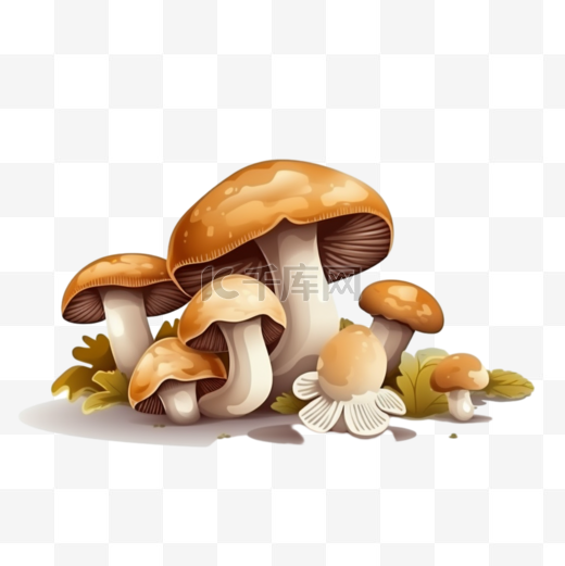 卡通手绘蔬菜蘑菇图片