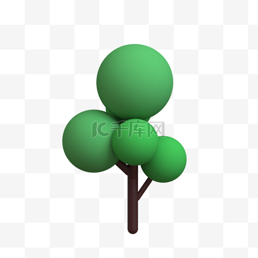 3D植物小树图片