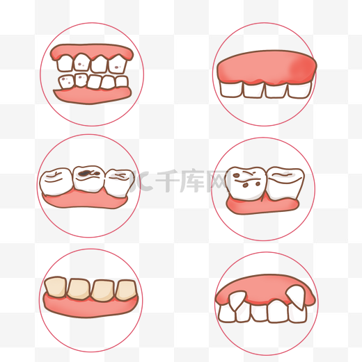 口腔问题口腔疾病牙齿牙周器官图片