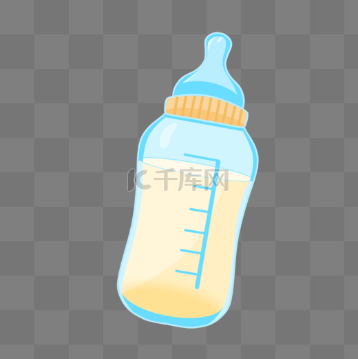 玻璃婴儿奶瓶剪贴画图片