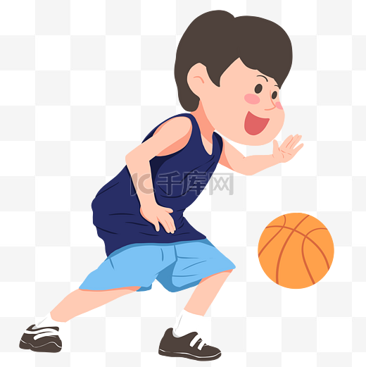 打篮球运动的男孩图片