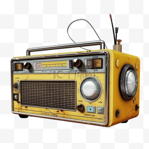 卡通家用电器老式收音机图片