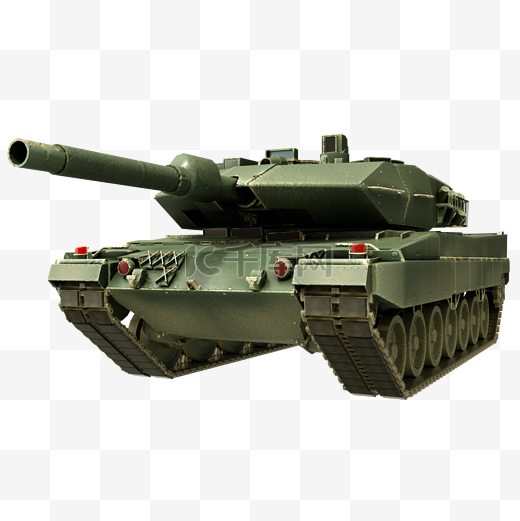 军事现代战争武器坦克战车C4D图片