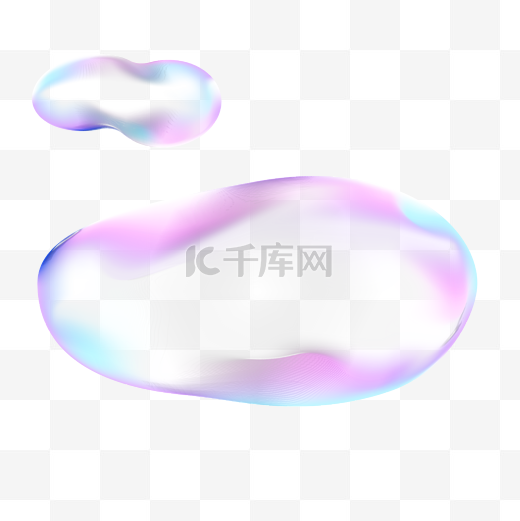 酸性不规则椭圆气泡边框图片