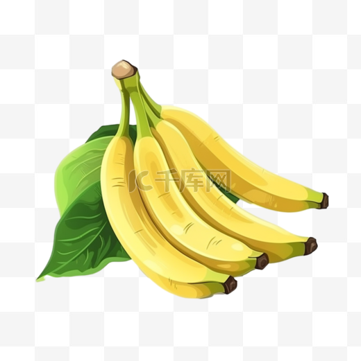 卡通手绘夏季水果香蕉图片