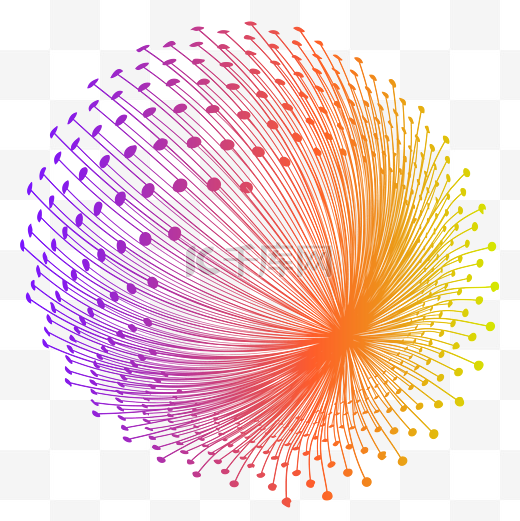 科技炫彩渐变线条底纹纹理图片