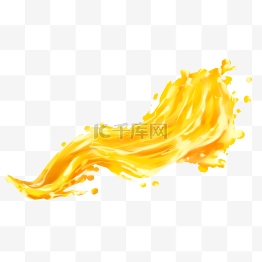 喷溅果汁橙汁图片