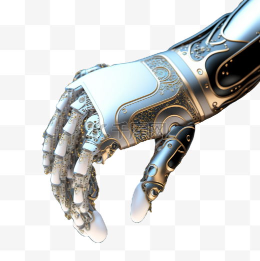 科技AI人工智能机械臂手臂图片