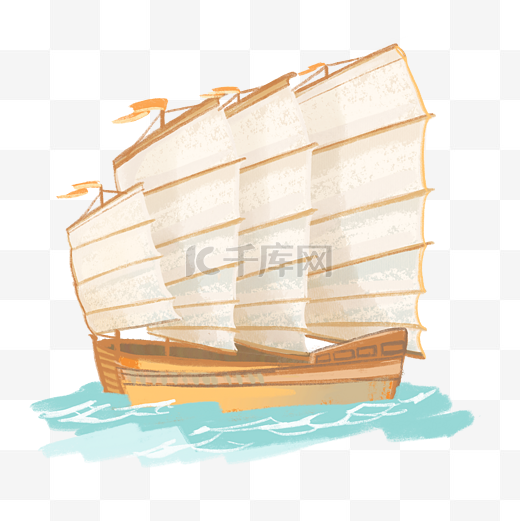 郑和下西洋古船图片
